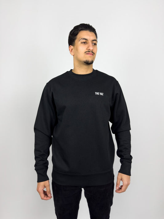 SCRIPT SWEATER | BLACK